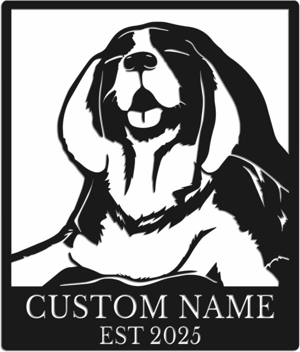 Personalized Custom Dog Metal Wall Decor Art, Dog Name Sign, Personalized Dog Metal Decor Art, Dog Lover Gift